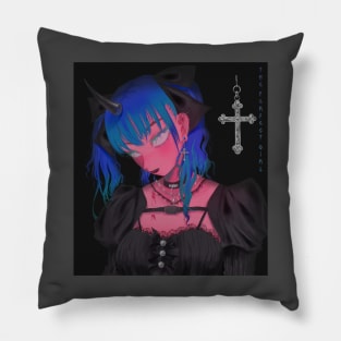 Goth dark Pillow