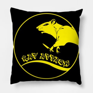 Rat Attack Pillow