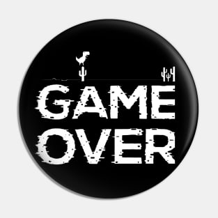 Game OVER TYPO Pin