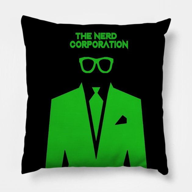NCP Suit Green Pillow by The Nerd Corporation