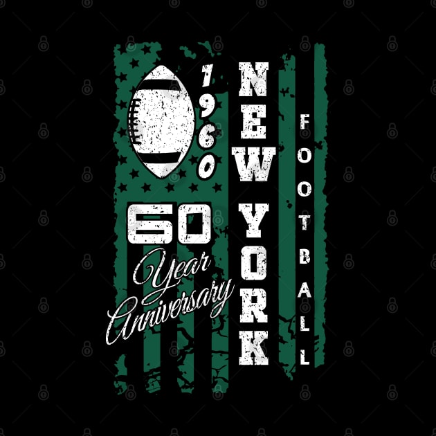 New York Pro Football - 60 Years Flag by FFFM