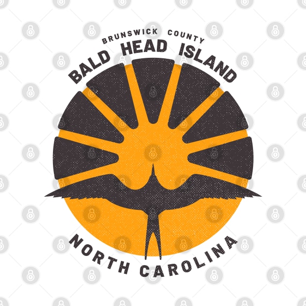 Bald Head Island, NC Bird Sunrise Summer Vacation by Contentarama