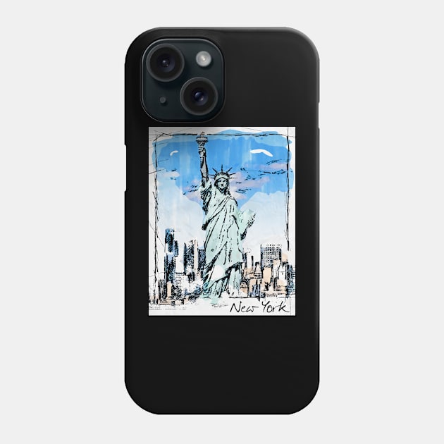 NEW YORK Manhattan The Bronx Brooklyn Queens Staten Island - Pop Art Phone Case by raaak