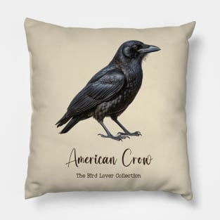 American Crow - The Bird Lover Collection Pillow