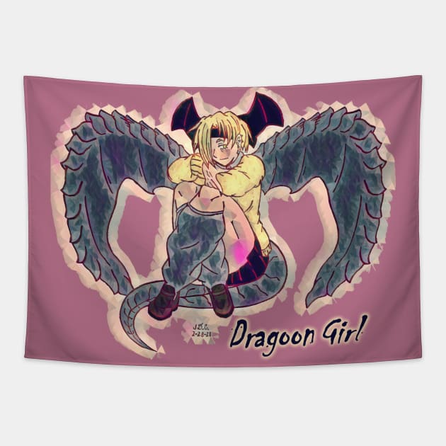 Dragoon Girl Tapestry by TeeJay93