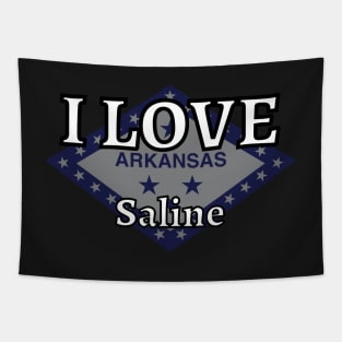 I LOVE Saline | Arkensas County Tapestry