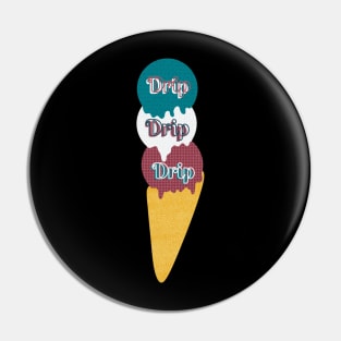 Ice Cream Minimalist Pin