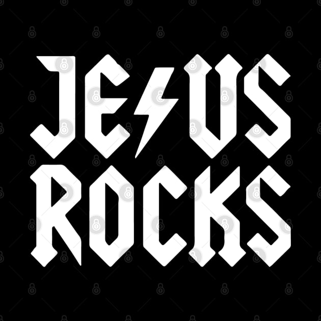 Jesus Rocks by ChristianLifeApparel