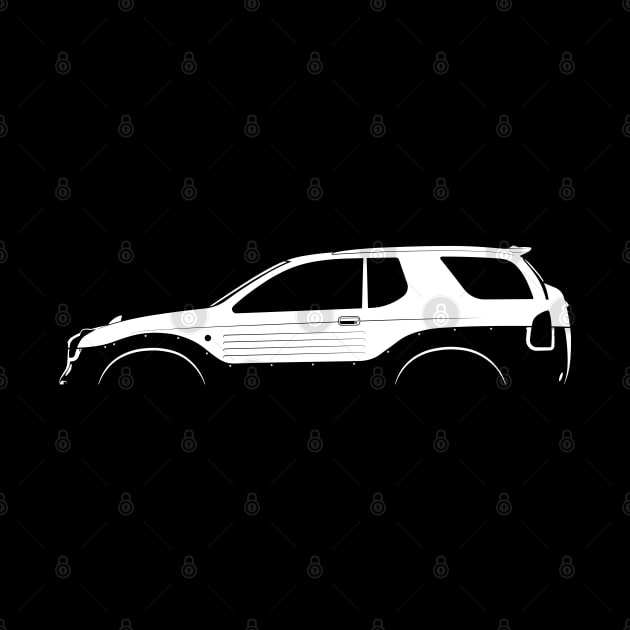 Isuzu VehiCROSS Silhouette by Car-Silhouettes