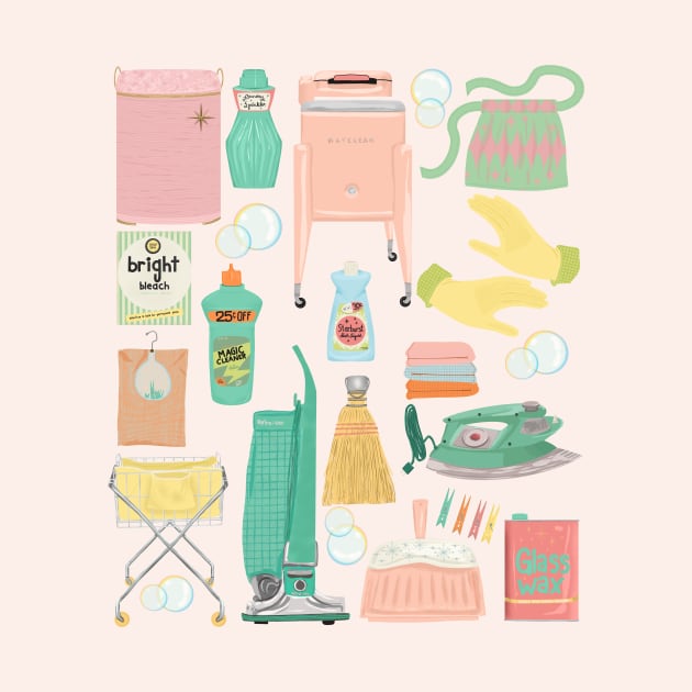 Retro Cleaning Day by jenblove