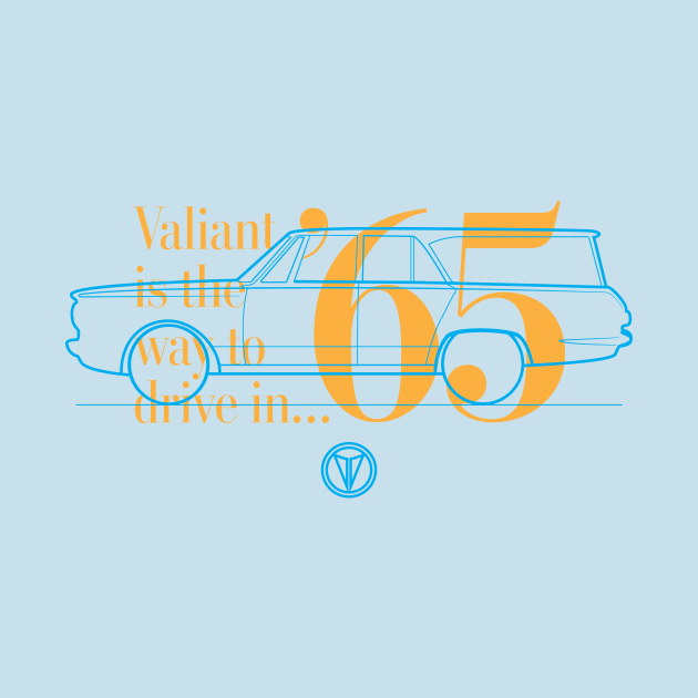 65 Valiant (Wagon) - The Way to Drive by jepegdesign