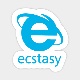 ecstasy tumblr blue Magnet