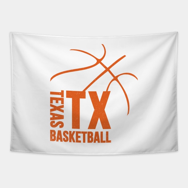 Texas Basketball 01 Tapestry by yasminkul