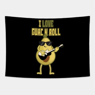 'I Love Guac N Roll' Adorable Sushi Gift Tapestry