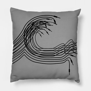 Great Wave for Electronic Musician and Synthesizer player Pillow