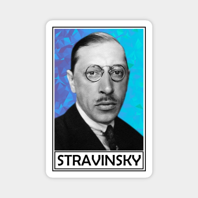 Igor Stravinsky Magnet by TheMusicophile