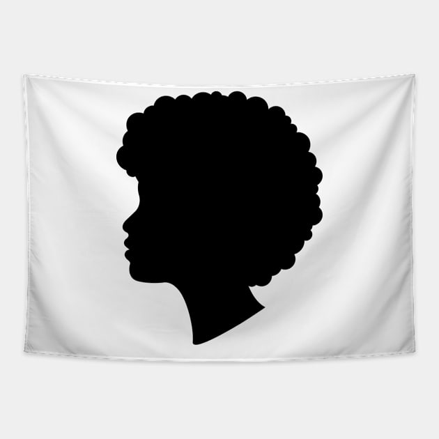 Afro Woman Tapestry by Rev Store