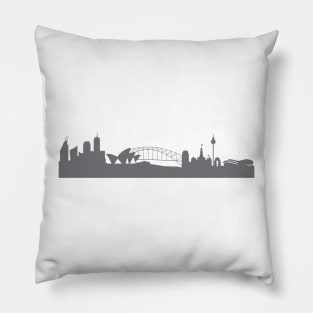 Sydney in gray Pillow