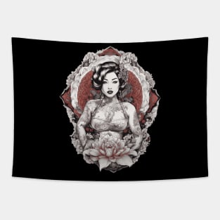 Asian Queen Grace and Sophistication Tapestry
