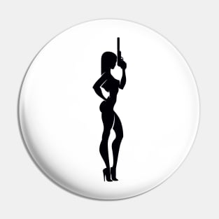 Spy Female Pin