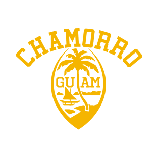 GUAM Chamorro Gold Decal T-Shirt