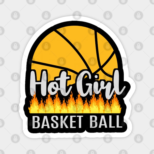 Hot-Girl-Basketball Magnet by Space Monkeys NFT