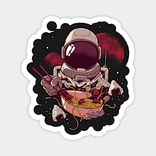 Ramen Astronaut Japanese Art Magnet