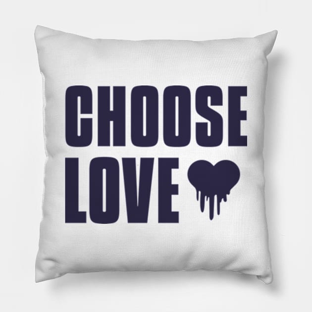 Choose Love Pillow by Jitesh Kundra