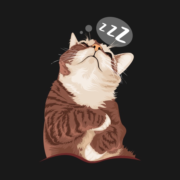 Sleepy cat by D3monic