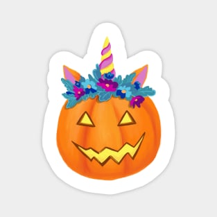 Halloween Funny Jack o lantern Pumpkin Magnet