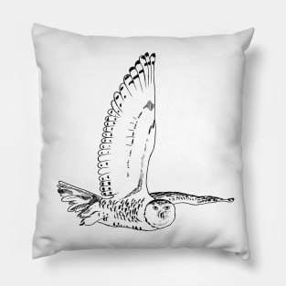 white owl Pillow