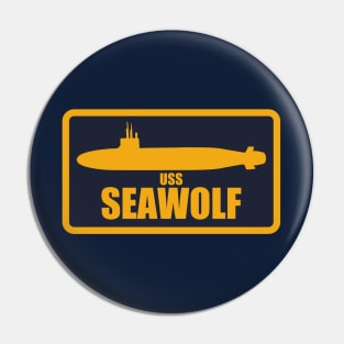 USS Seawolf Patch Pin