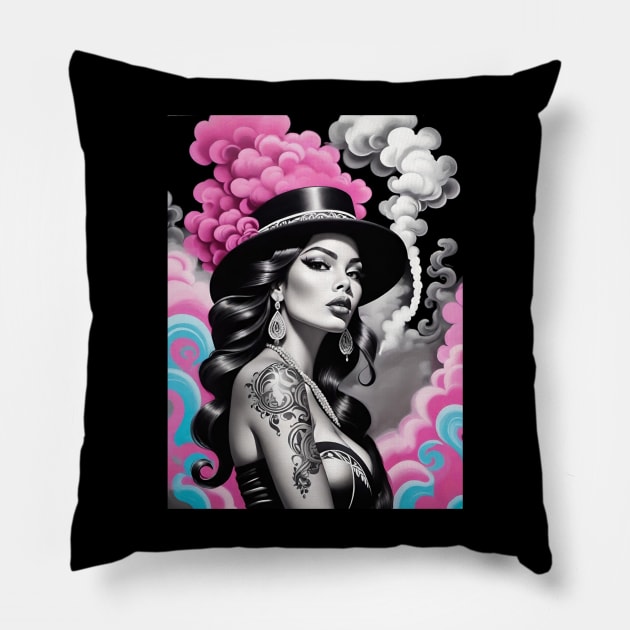 Chicana Power Pillow by Absinthe Society 