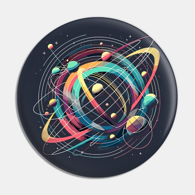 Cosmic Dance - Abstract Planetary Orbits Pin by The Tee Bizarre