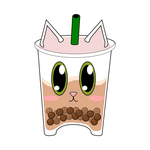 Boba-Cat by MetaCynth