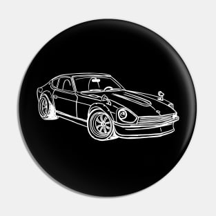 Japanese Classic Cars Pin