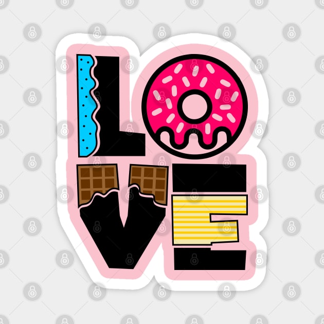 Donut Love Donut Day Gifts Magnet by trendybestgift