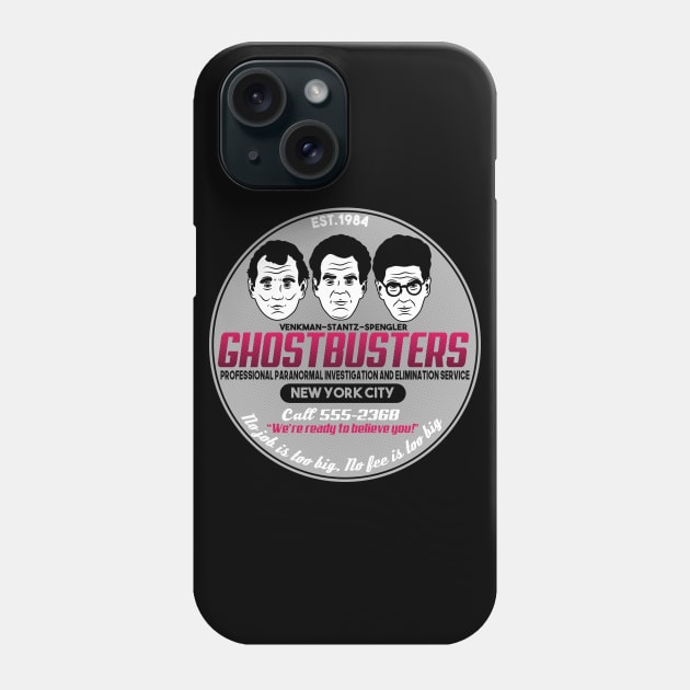 Professional paranormal investigation and elimination service Phone Case by carloj1956