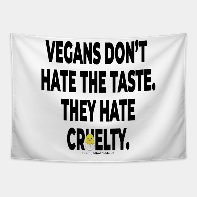 Vegan Activist #takingblindfoldsoff 6 v2 Tapestry by takingblindfoldsoff