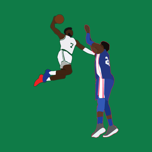 Jaylen Brown Dunk on Joel Embiid by xavierjfong