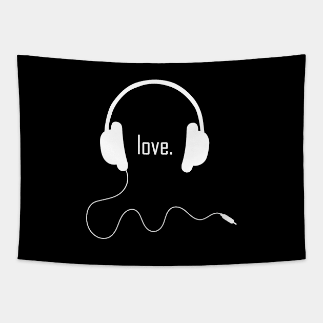 Love Music Tapestry by EmmaZo