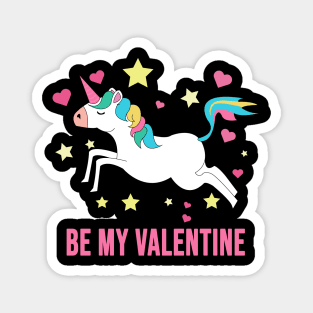 Valentine unicorn Magnet