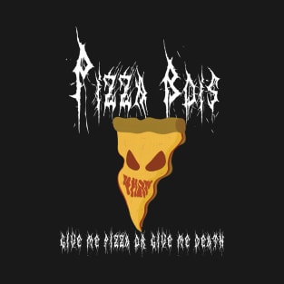 The Film Bois - Pizza Bois ( Black Metal ) T-Shirt