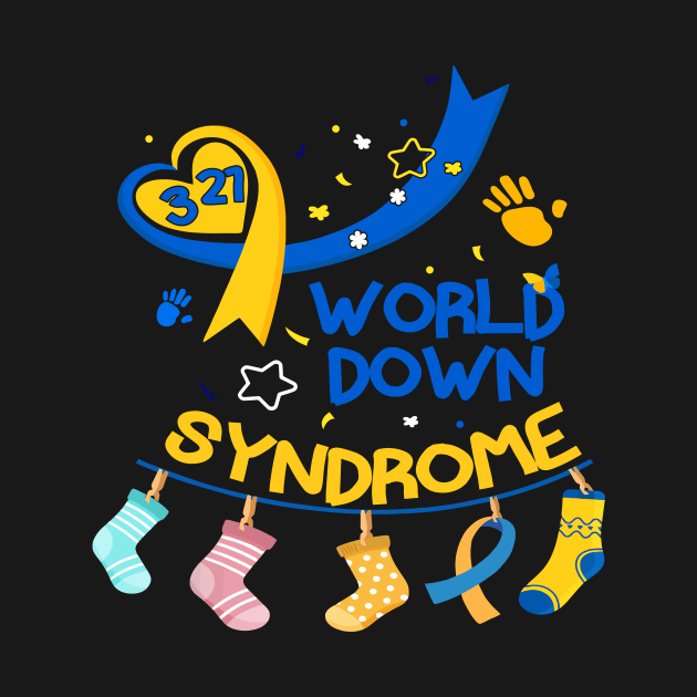 T21 Awareness Down Right Perfect World Down Syndrome Day by Henryan
