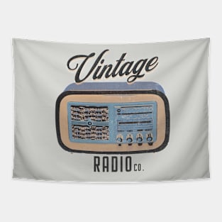 Vintage Radio Tapestry