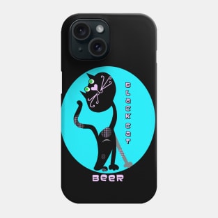 Black Cat Beer Phone Case