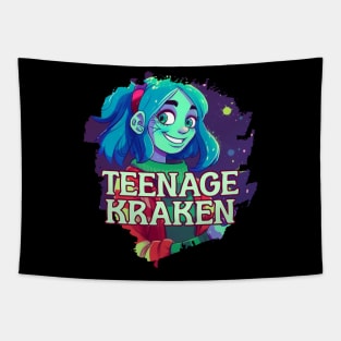 Teenage Kraken Tapestry