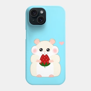 Kawaii Chubby Hamster Phone Case