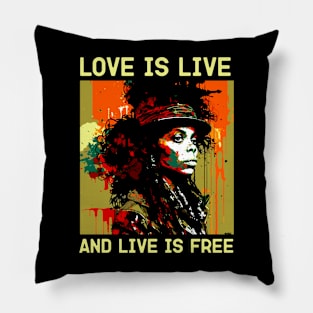 Erykah Badu, Love is live and live is not free Pillow