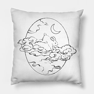 Moon rabbit Pillow